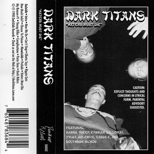 Dark Titans - Haters Must Die cover