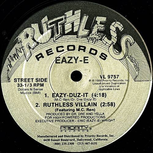 Eazy-E - Eazy-Duz-It (VLS) cover