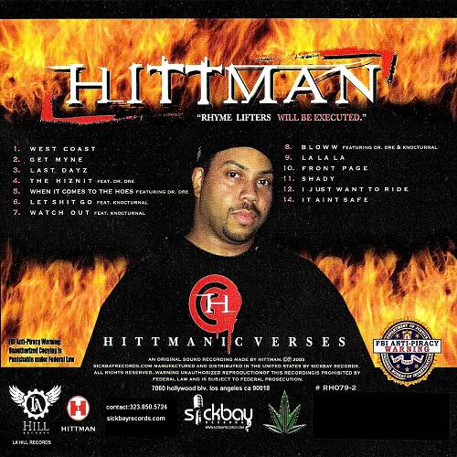 Hittman - Hittmanic Verses cover