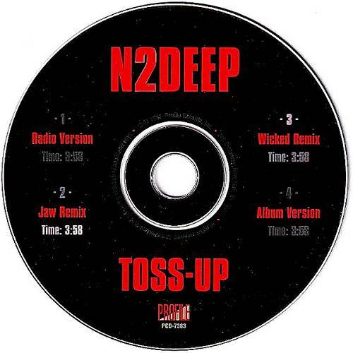 N2Deep - Toss-Up (CD, Maxi-Single) cover