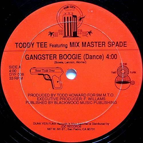 Toddy Tee - Gangster Boogie (12'' Single) cover