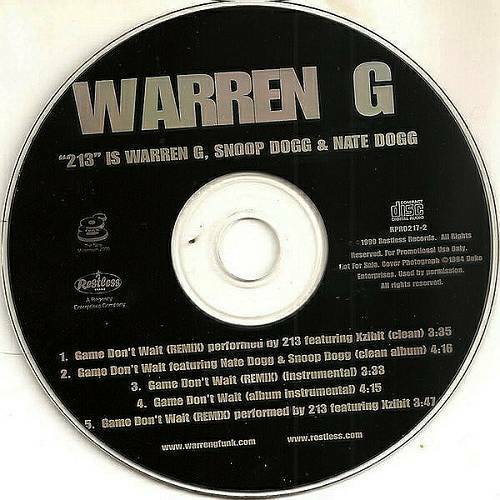 Warren G - Game Don't Wait Remix (CDS) cover
