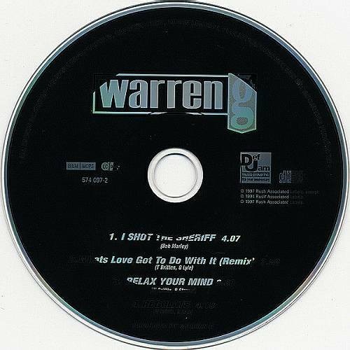 Warren G - I Shot The Sheriff (Maxi CDS) cover